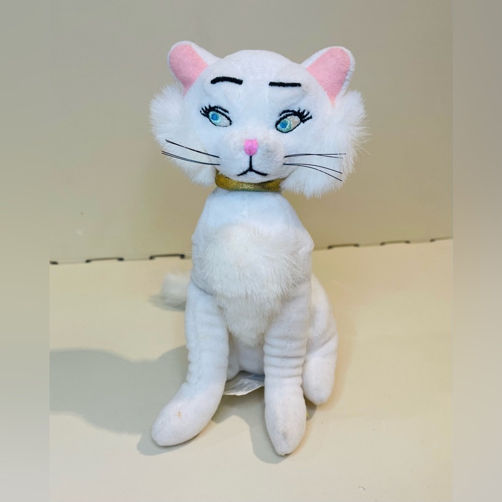 Disney Vintage Aristocats Duchess Plush Stuffed‎ Animal Cat Collectible Toy 7.5”